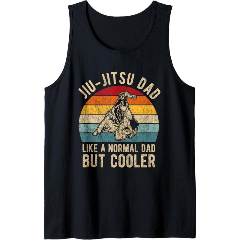 Retro Jiu-Jitsu Dad Shirt BJJ Men Father Vintage Tank Top MADE IN USA Hoodie Sweatshirt | PrintMintTees.com