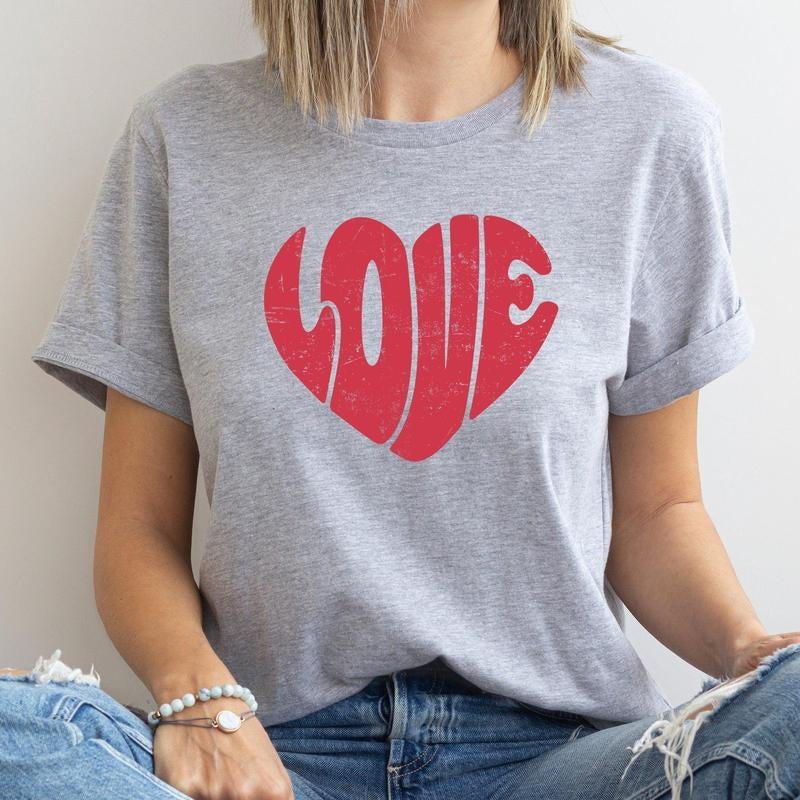 Retro Love Heart Vintage Super Soft T-Shirts, Hoodie, Sweatshirt