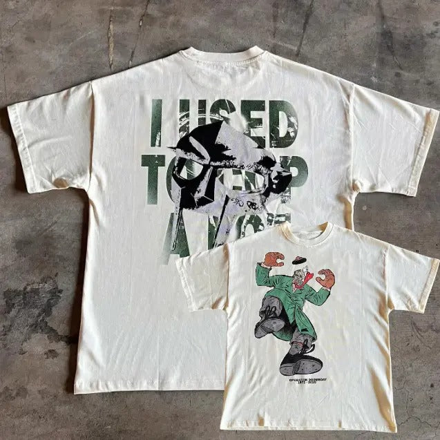 Retro MF DOOM TEE, Prints Vintage Bootleg T-Shirt, Rap, Hip Hop, R&B, Unisex T-Shirt, Y2k, Gift For Men Women Menswear...