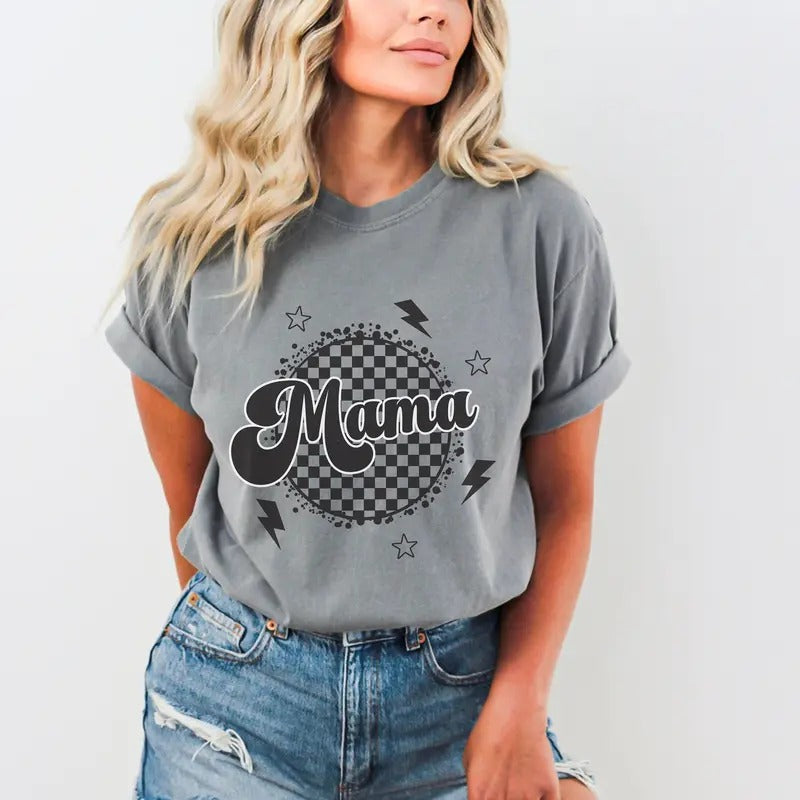 Retro Mama Shirt, Mama Tshirt, Gift Mama Shirt For Mom, New Mom Gift Mama Tee, Unisex T-Shirt, Gifts For Female Women...