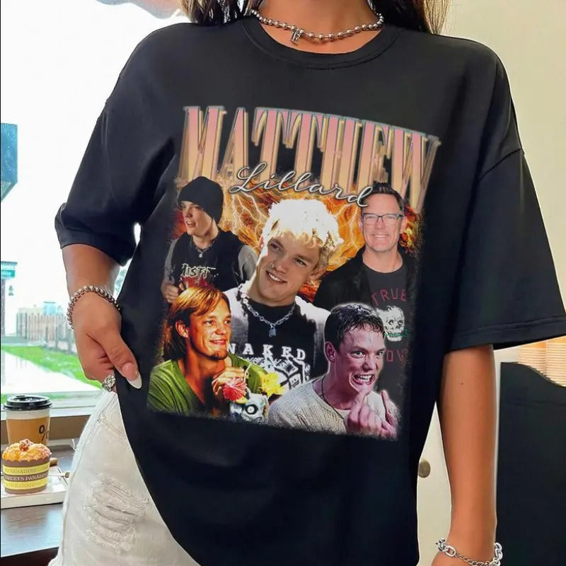 Retro Matthew Lillard Shirt Scream, Scoobydoo Vintage Matthew Lillard 90s Style T-Shirt Sweatshirt Hoodie Unisex Fit...