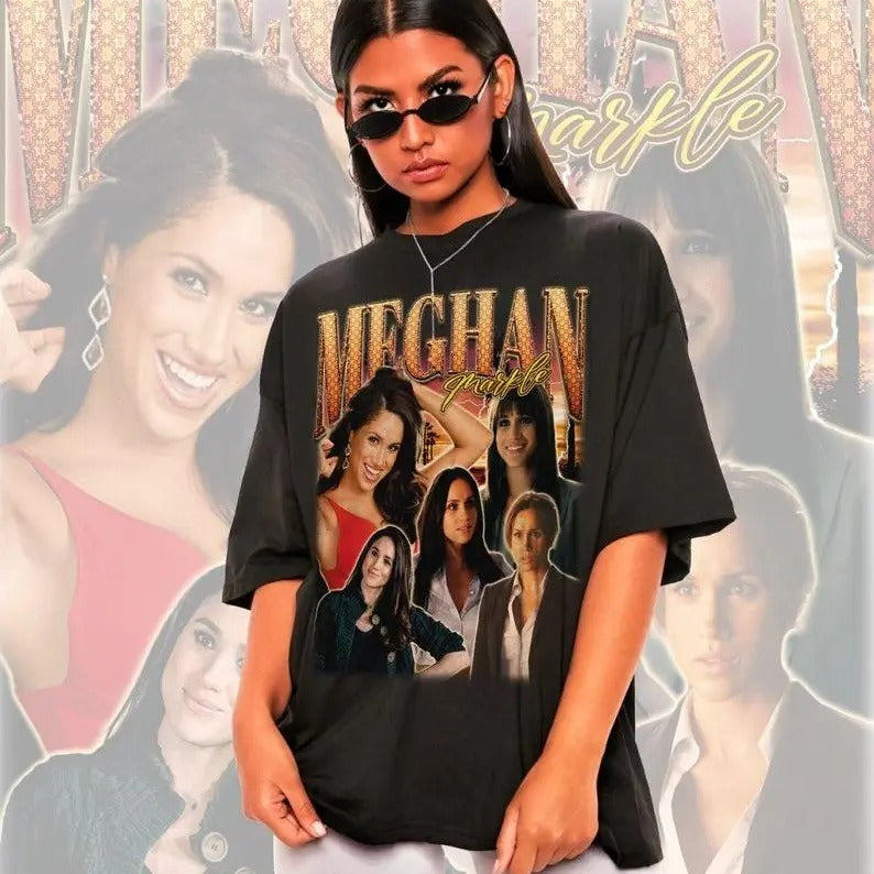 Retro Meghan Markle Shirt Meghan Markle Meghan Markle Meghan Markle T-Shirts, Hoodie, Sweatshirt