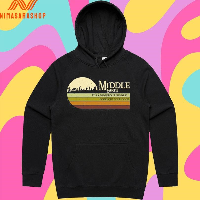 Retro Middle Earthes It’s A Dangerous Business Going Out Your Door Shirts