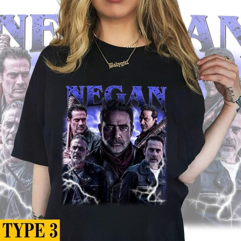 Retro Negan T-Shirt 1 bootleg hoodie sweatshirt Unisex | PrintMintTees.com