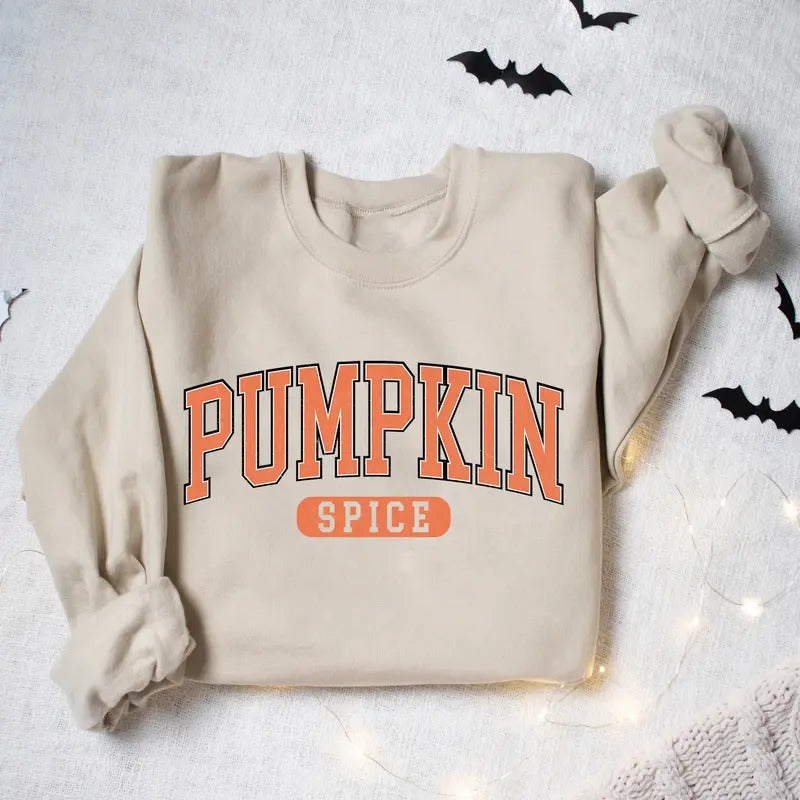 Retro Pumpkin Spice Sweatshirt, Retro Pumpkin Season Sweatshirt, Cute Fall Sweatshirt, Autumn Fall Sweatshirt, Halloween...