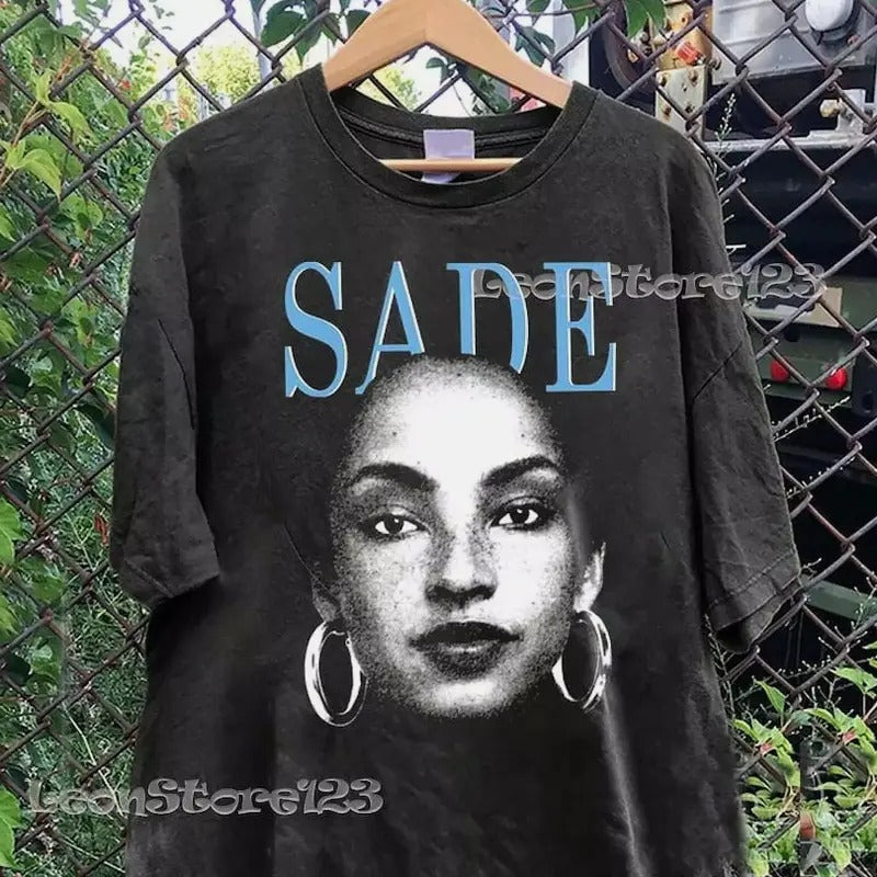 Retro Sade Shirt, Sade Fan Gift Unisex T-shirt, Sade World Tour, Sade Shirt Hoodie, Sweatshirt | PrintMintTees.com