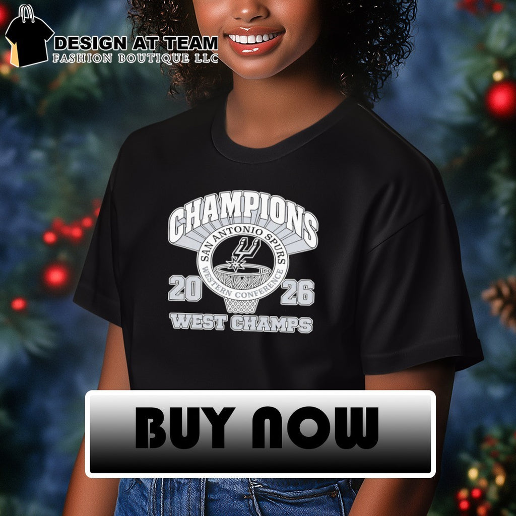 Retro San Antonio Basketball 2026 Spurs West Champs shirt