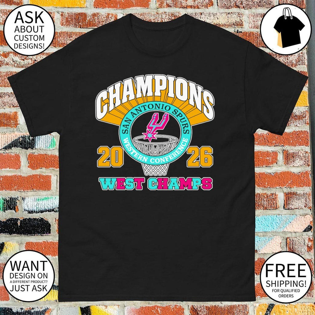 Retro San Antonio Spurs Basketball 2026 Spurs Western Conference shirt