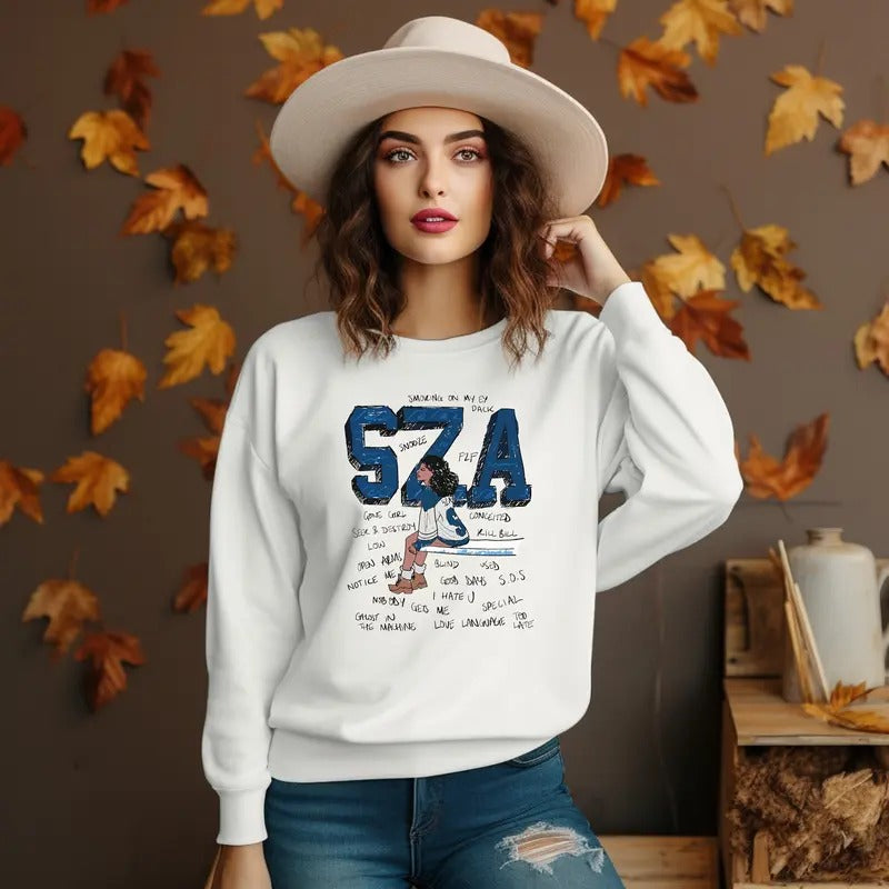Retro Sza Sza Sza Sos Tour Sza Sos Album Sza Fans Sza Good Days Classic Retro Long Sleeve Shirt T-Shirts, Hoodie, Sweatshirt