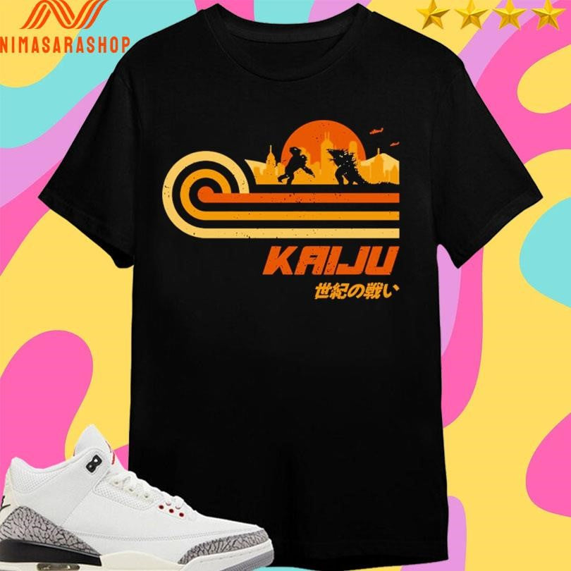 Retro Vintage Kaiju Battle Shirts