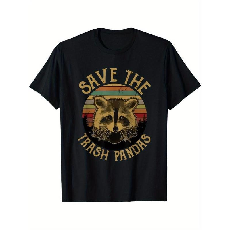Retro Vintage Save The Trash Pandas Funny Raccoon Animal T-Shirt Made in USA Hoodie Sweatshirt | PrintMintTees.com