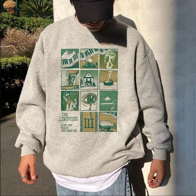 Retro Vtg Lumineers Tour Music, Lumineers Band Sweatshirt Shirt Hoodie | PrintMintTees.com