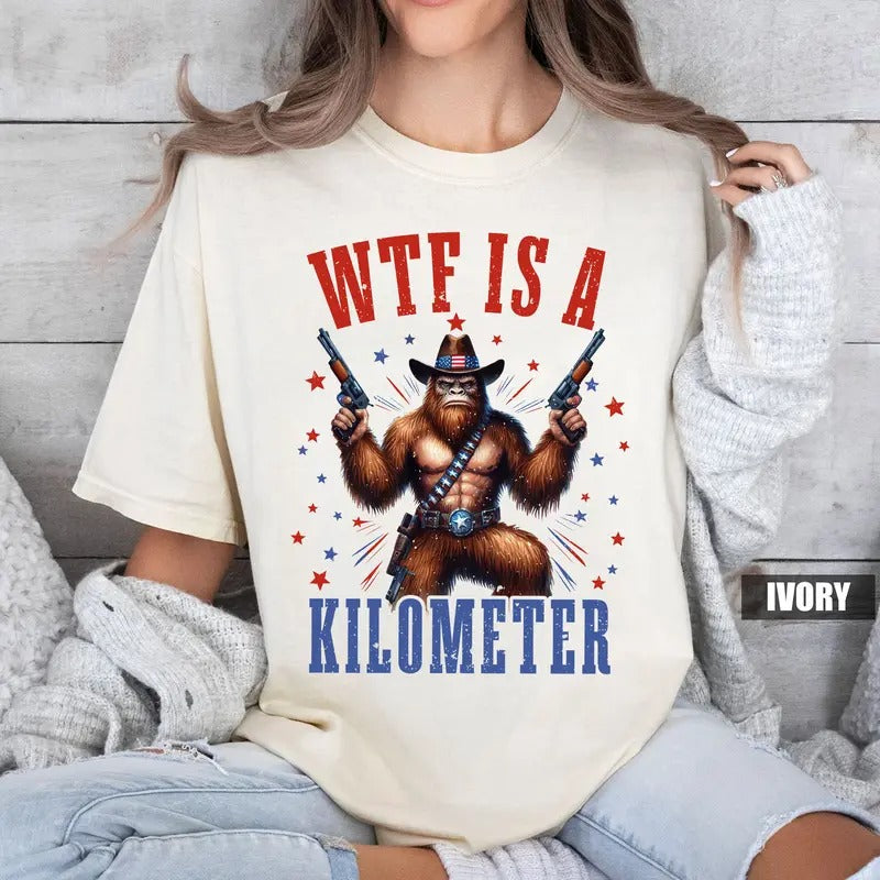 Retro Wtf Is Kilometer Shirt Funny Cringey Usa Meme Veteran Day Funny Gamer Shirt Viral Shirt Funny Shirt Short Sleeve Shirt T-Shirts, Hoodie, Sweatshirt