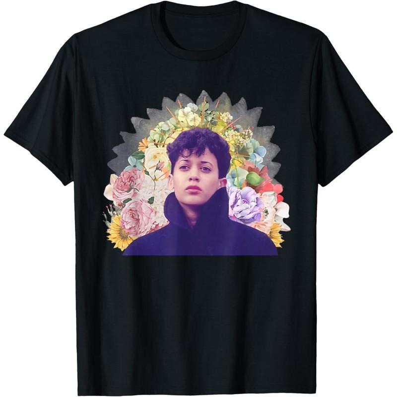 Retro Young Kamala Harris 80s Floral Photo 2024 Feminist T-Shirt made in usa Hoodie Sweatshirt | PrintMintTees.com