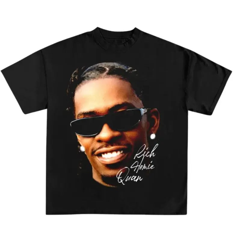 Rich Homie Quan shirt - Rest In Peace Rich Homie Quan - Memorial Shirt Hoodie Sweatshirt | PrintMintTees.com