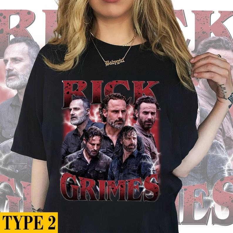 Rick Grimes T-Shirt, Unisex Shirt, Vintage Sweatshirt, Trendy hoodie, Gifts 2 Unisex | PrintMintTees.com