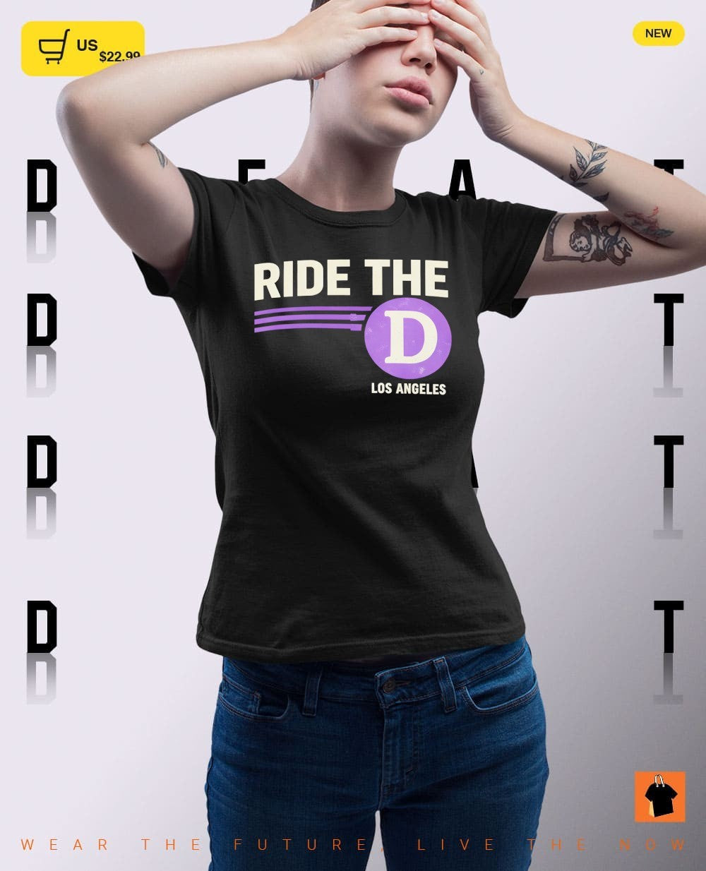 Ride The D Los Angeles Lakers Basketball NBA 2026 shirt