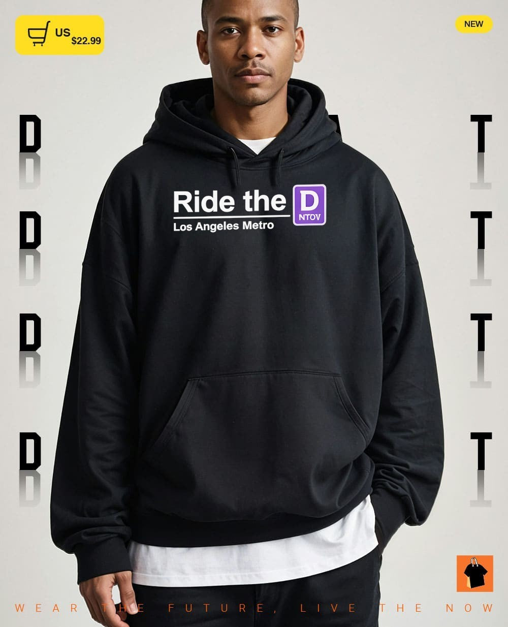 Ride The D Los Angeles Metro D Line shirt