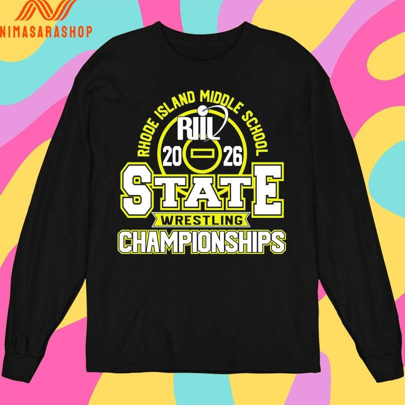 Riil Rhode Island Middle School Wrestling State Championships 2026 Shirts