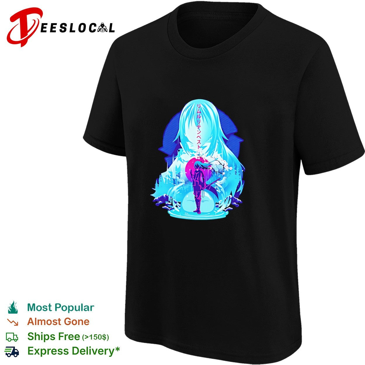 Rimuru Tempest That Time I Got Reincarnated as a Slime katakana shirt