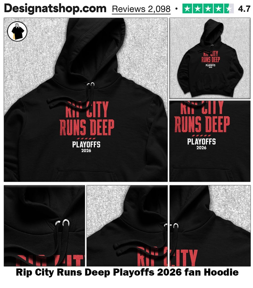 Portland Trail Blazers Rip City Runs Deep Playoffs 2026 fan shirt