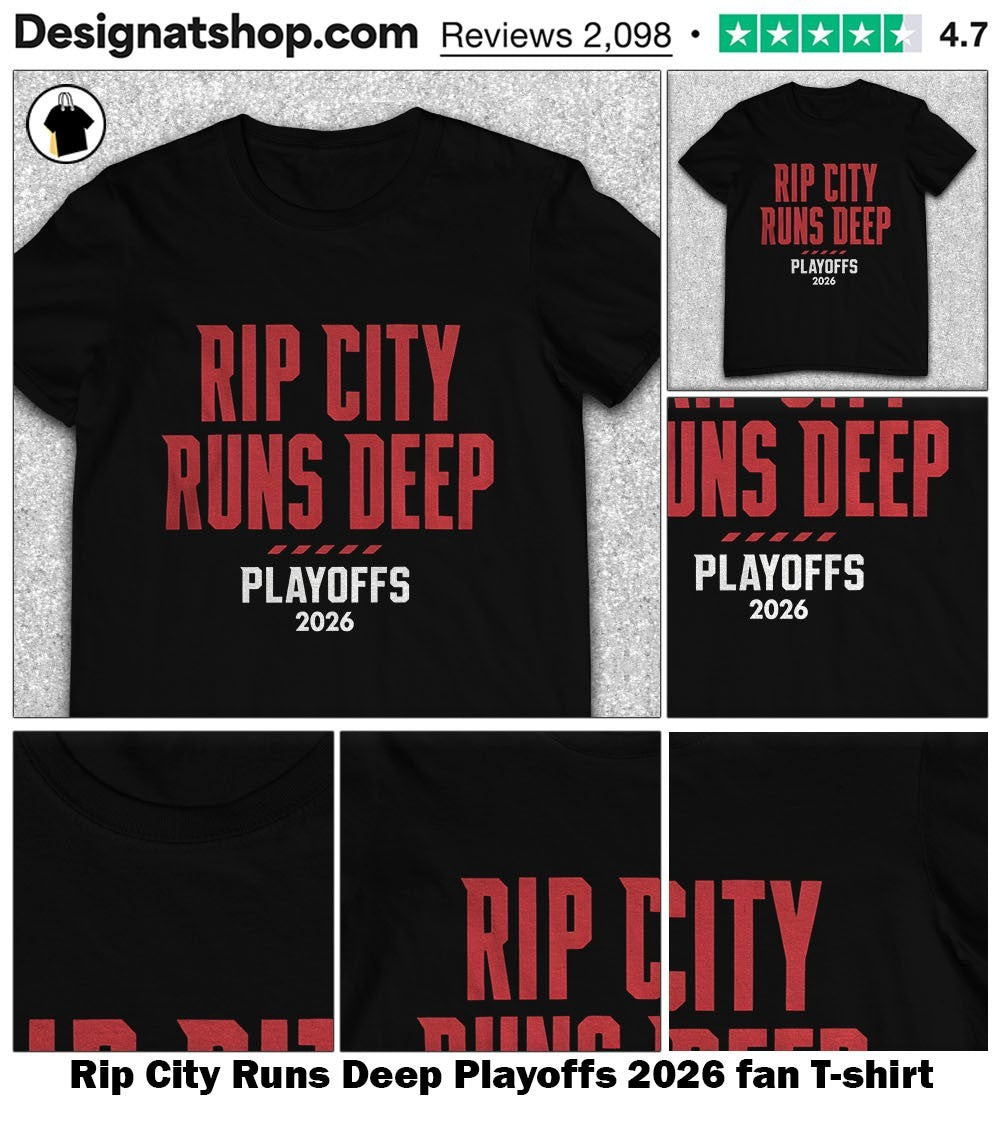 Portland Trail Blazers Rip City Runs Deep Playoffs 2026 fan shirt