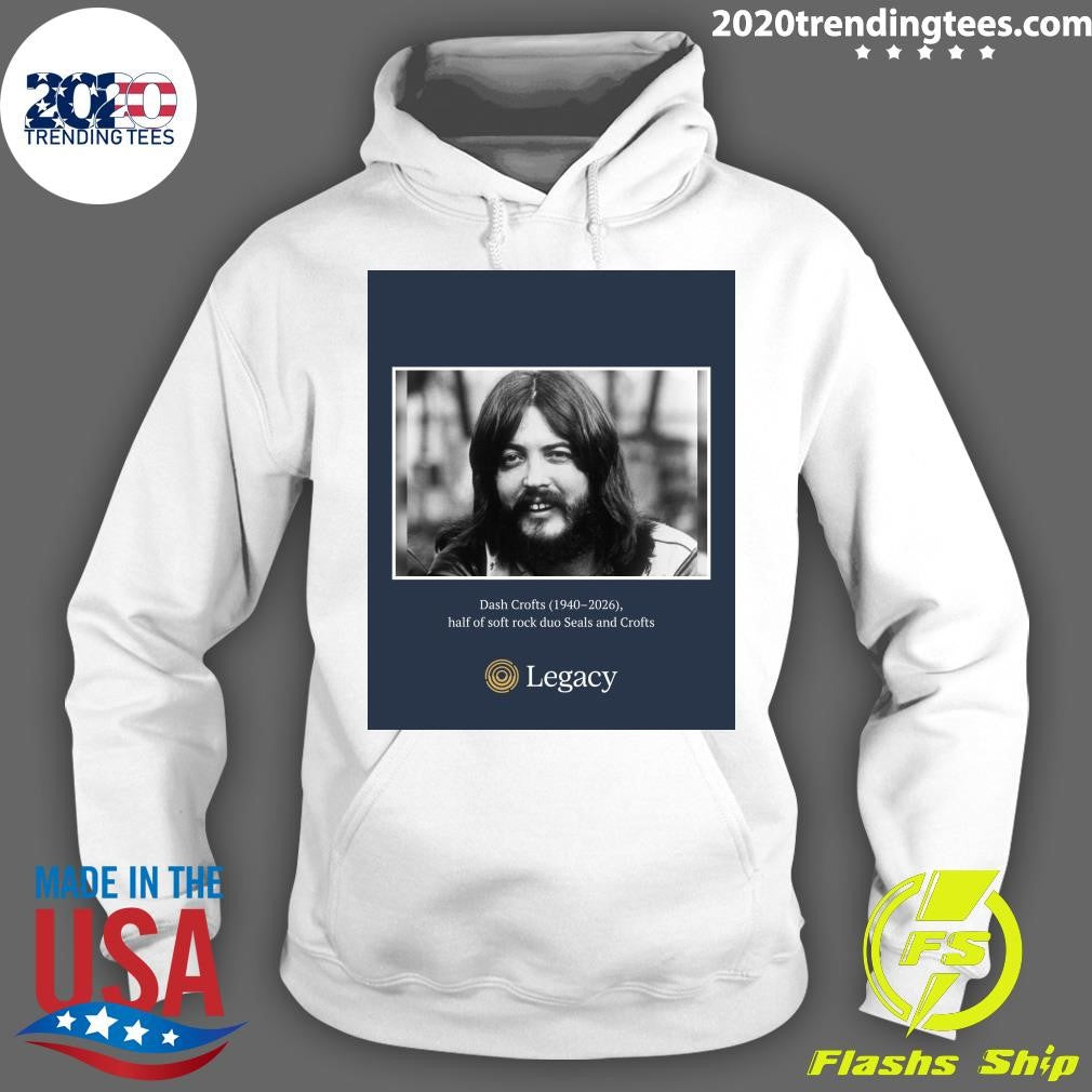 Rip Dash Crofts 1940-2026, Half Of Soft Rock Duo Seals And Crofts Shirt