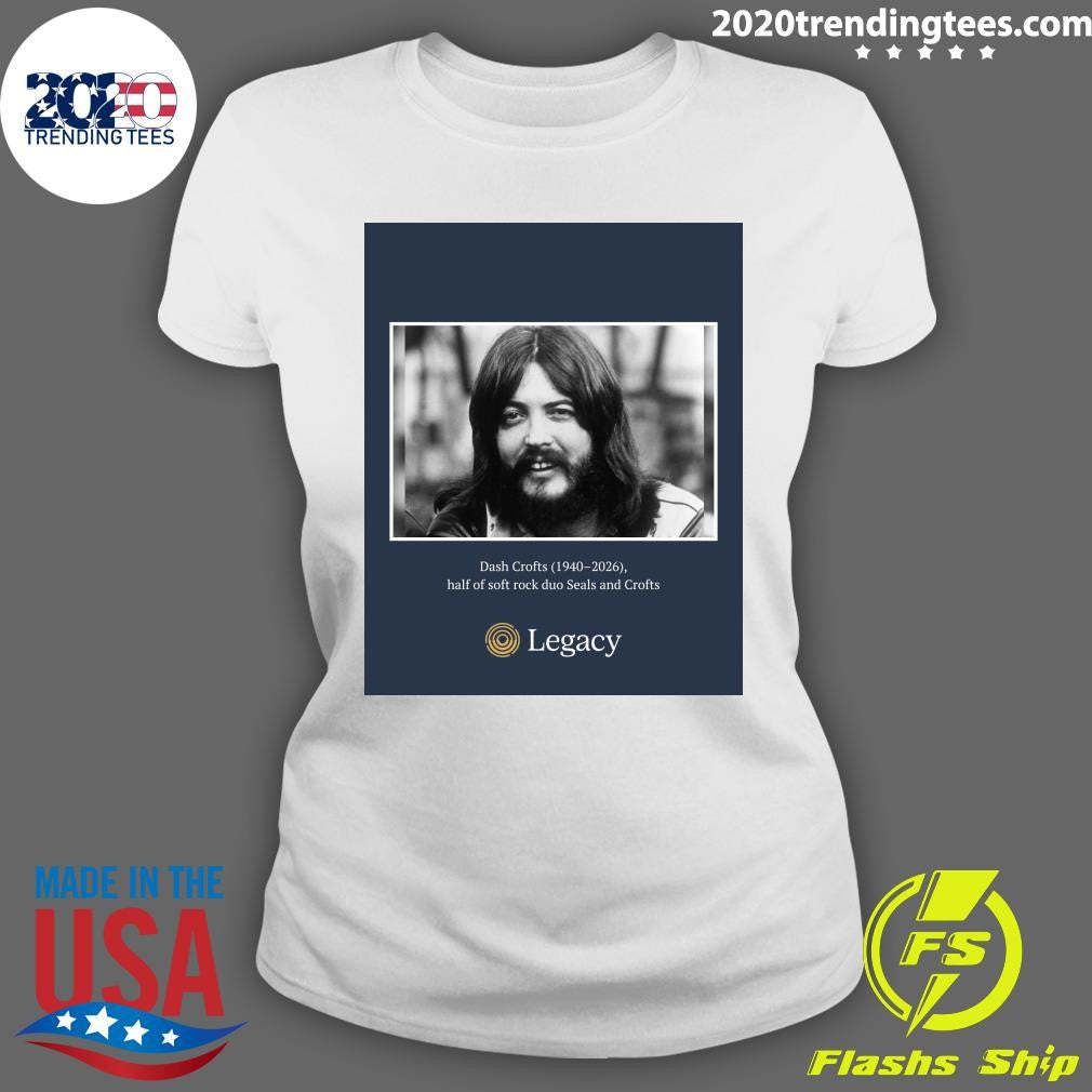 Rip Dash Crofts 1940-2026, Half Of Soft Rock Duo Seals And Crofts Shirt