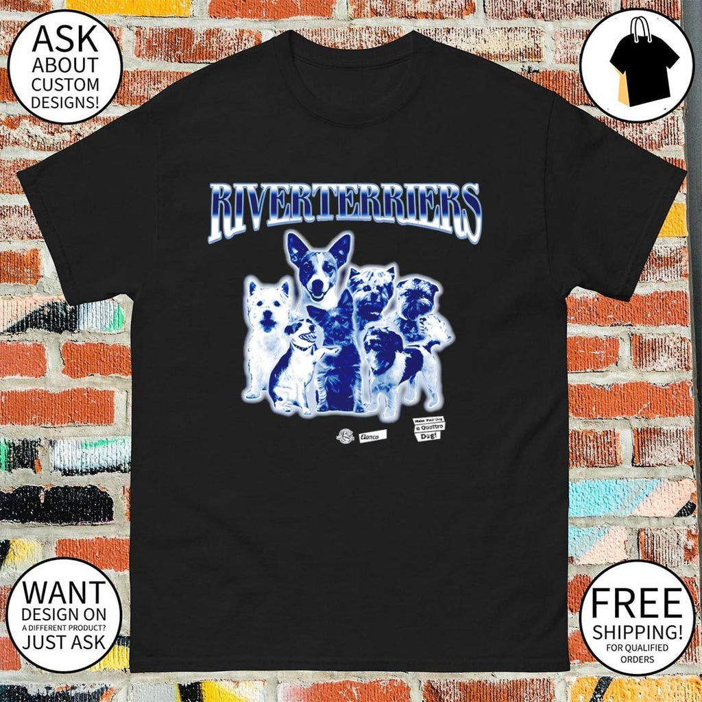 Riverterriers dog cat animal vintage shirt
