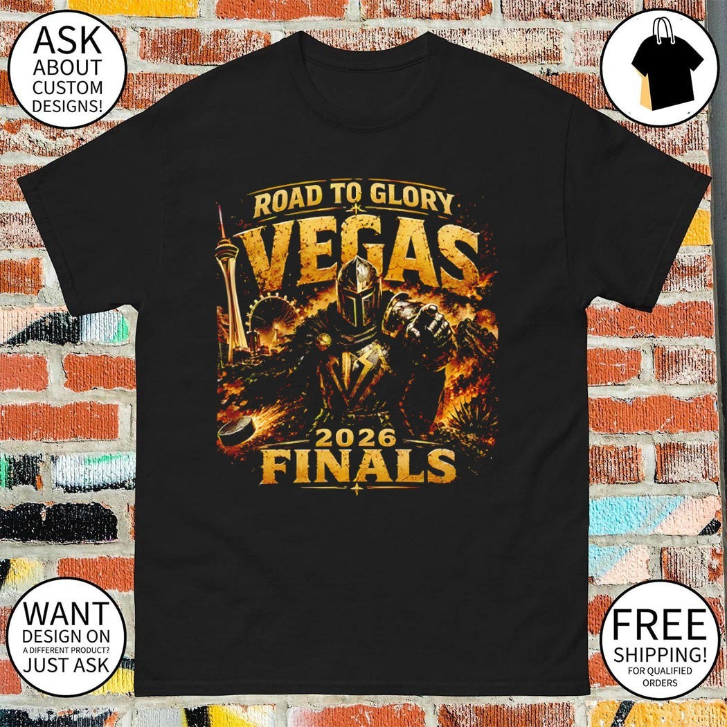 Road to Glory Vegas Golden Knights Hockey NHL 2026 Finals shirt