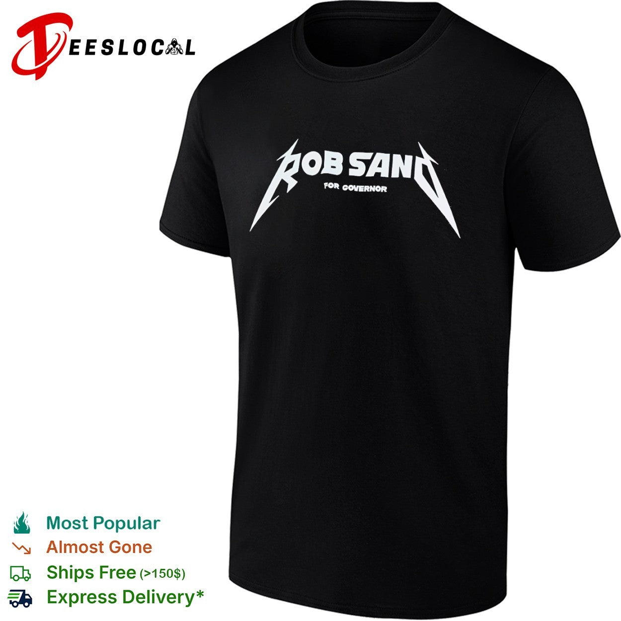 Rob Sand for governor campaign shirt