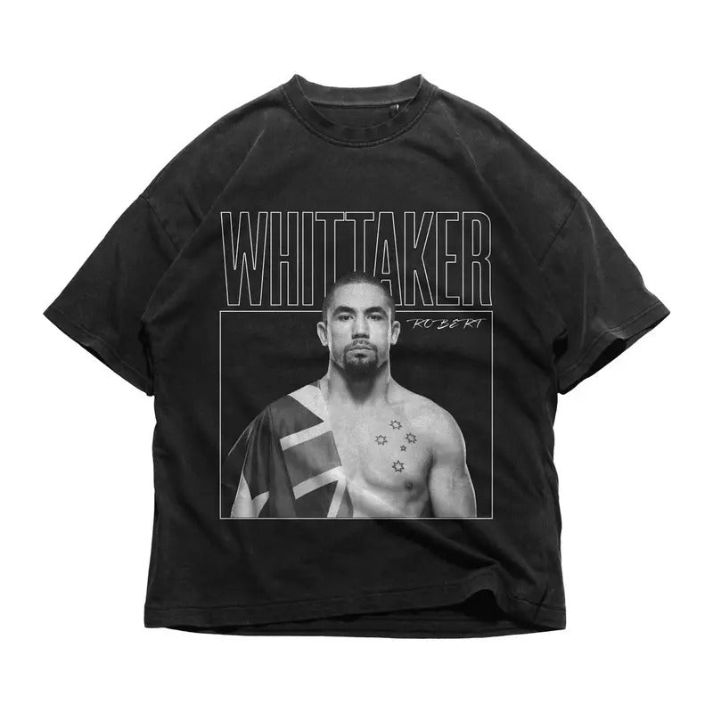 Robert Whittaker T-Shirt Fight UFC Boxing King Champ MMA Cotton Long Sleeve Hoodie Sweatshirt | PrintMintTees.com