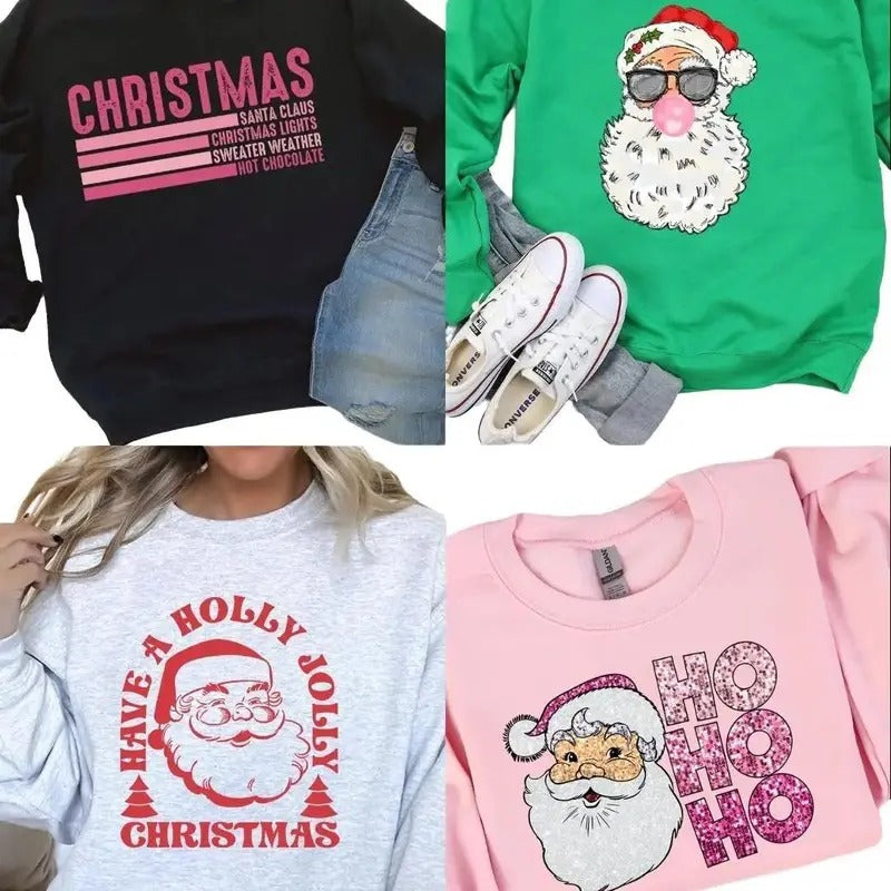 Rockin' Around The Christmas SWEATSHIRT- Choose Your Category! CHRISTMAS 2024 Shirt Hoodie | PrintMintTees.com