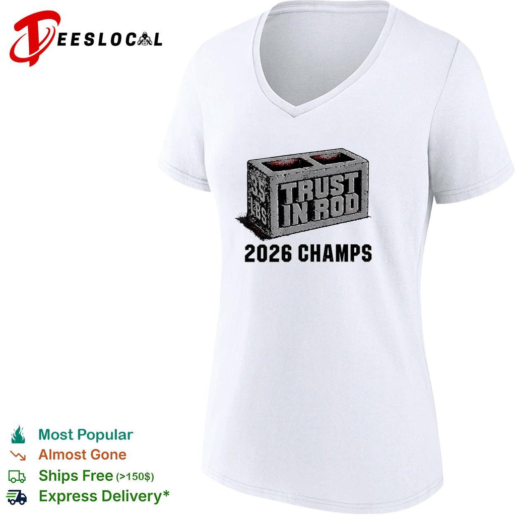 Rod Brind’Amour Carolina Hurricanes Trust in Rod 2026 35lbs champs shirt