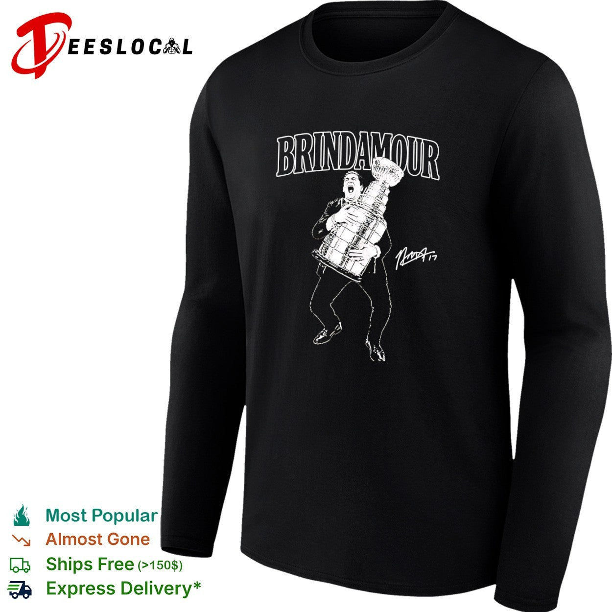 Rod Brindamour Carolina Hurricanes NHL Stanley Cup Celebration shirt