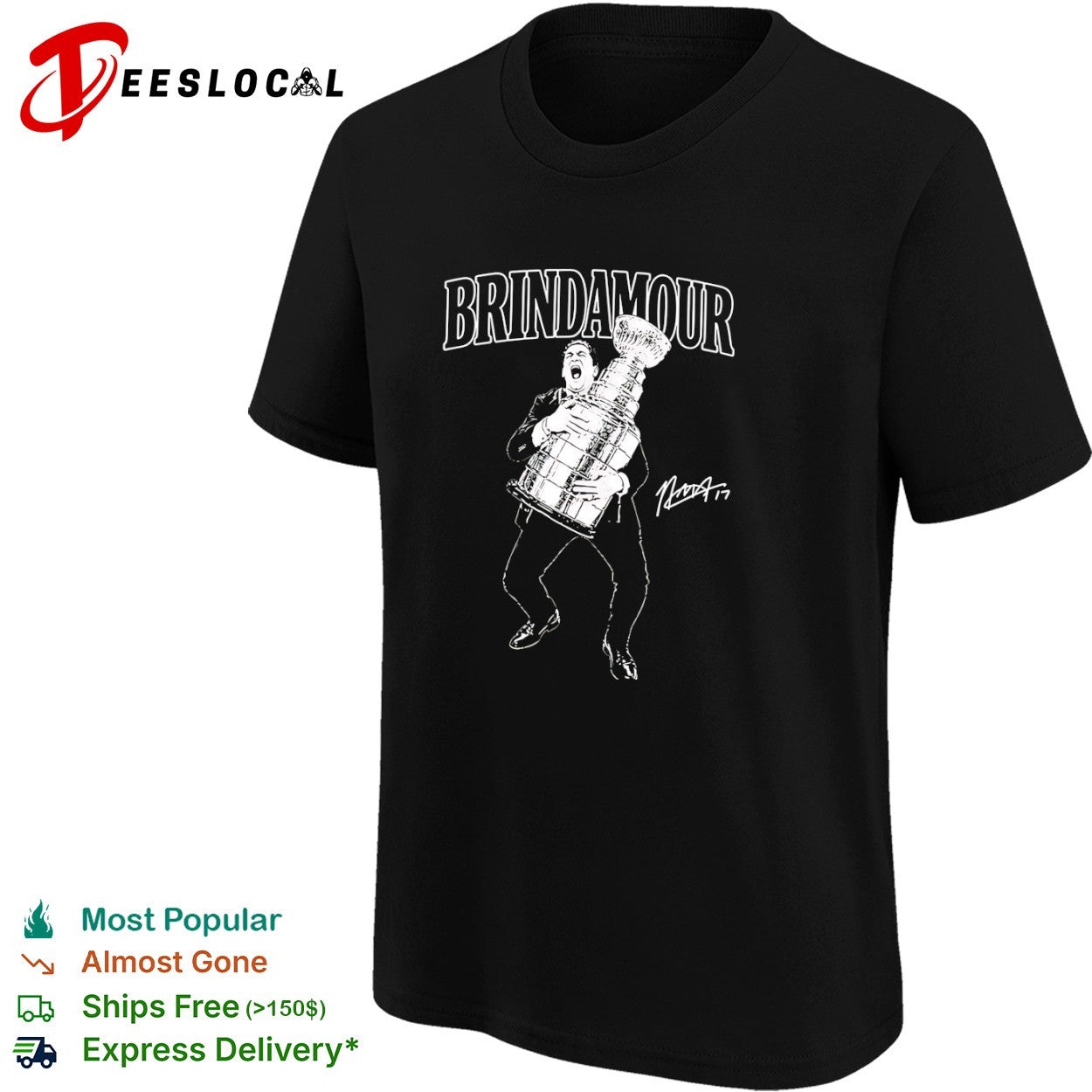 Rod Brindamour Carolina Hurricanes NHL Stanley Cup Celebration shirt