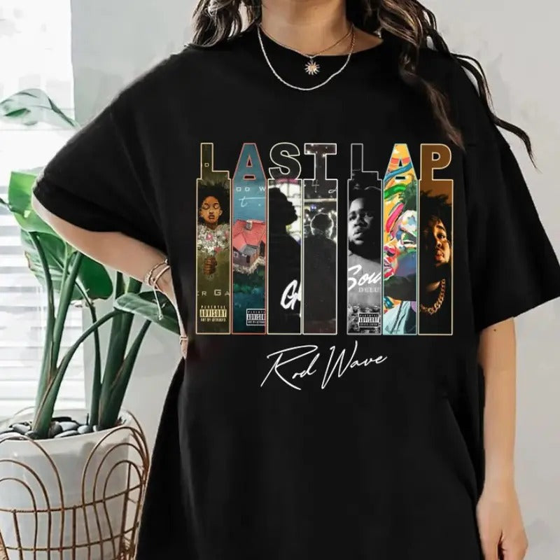 Rod Wave 2024 Concert Shirt, Rod Wave Last Lap Tour 2024 Shirt, Rod Wave Graphic Tee Hoodie Sweatshirt | PrintMintTees.com