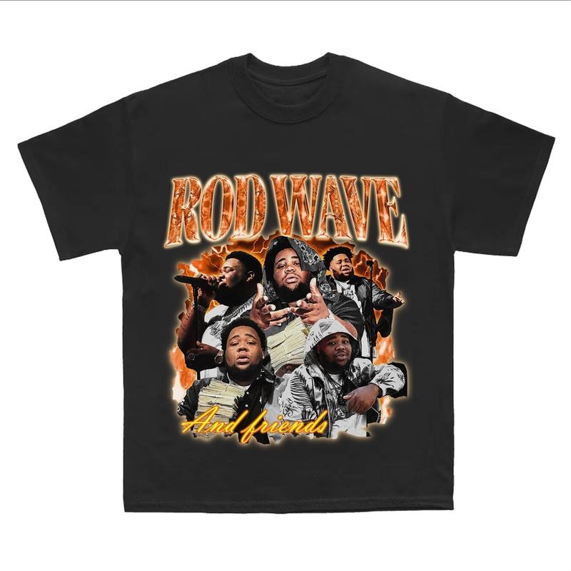 Rod Wave Hip Hop Graphic Hoodie for Men and Women, Nostalgias Tour Merch Sweatshirt Shirt | PrintMintTees.com