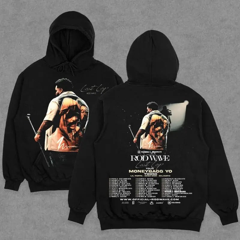 Rod Wave Last Lap & Rod Wave 90s Vintage Rod Wave 2024 Fan Rap Sweat Him Her T-Shirts, Hoodie, Sweatshirt