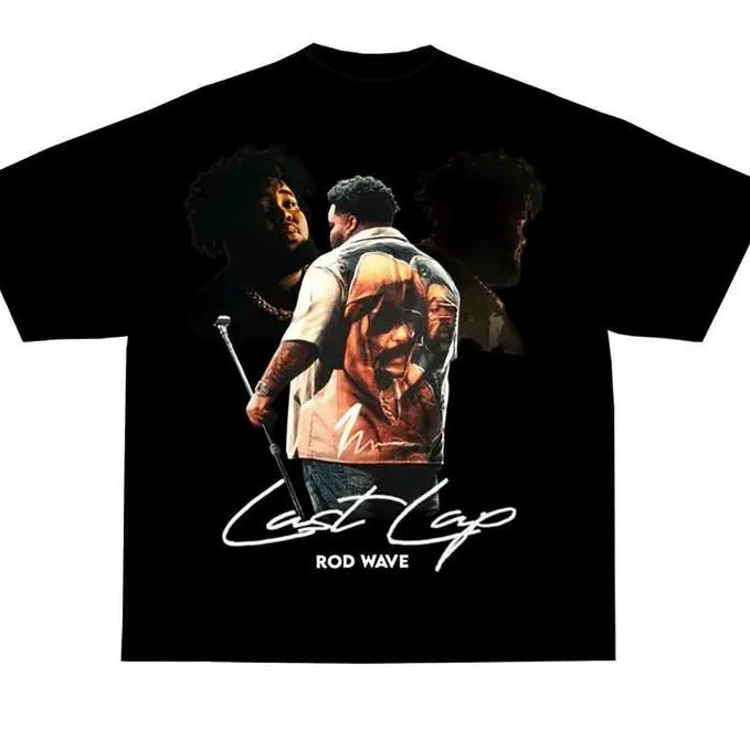Rod Wave Rapper Last Lap Tour Signature Fan Hip Hop Music Cotton Rod Wave 2024 Shirt Fan Rap T-Shirts, Hoodie, Sweatshirt
