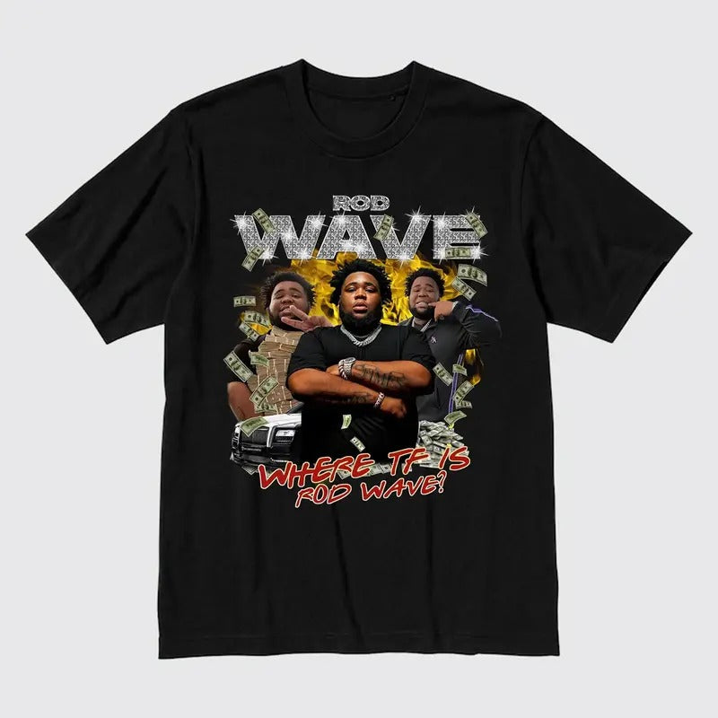 Rod Wave Retro Last Lap Tour 2024 T-Shirt Unisex Graphic Hoodie Sweatshirt | PrintMintTees.com