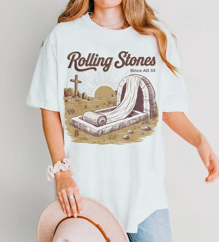 Rolling Bundle tshirt, Easter Jesus tshirt, Christian Easter tshirt, Christian Shirt, He is Risen tshirt, Bible Verse...