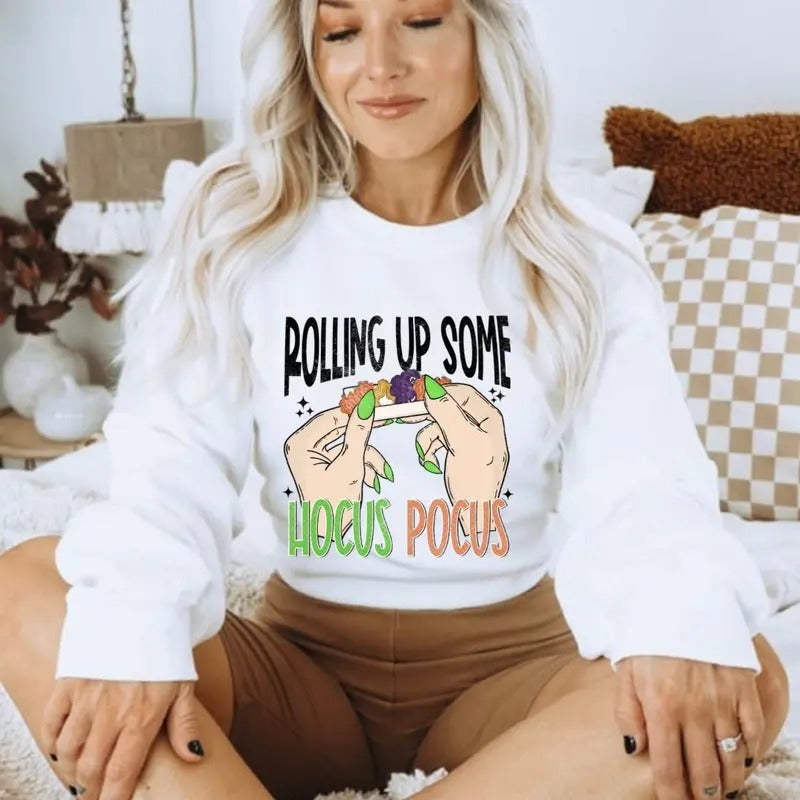 Rolling up Halloween shirt Hoodie Sweatshirt | PrintMintTees.com