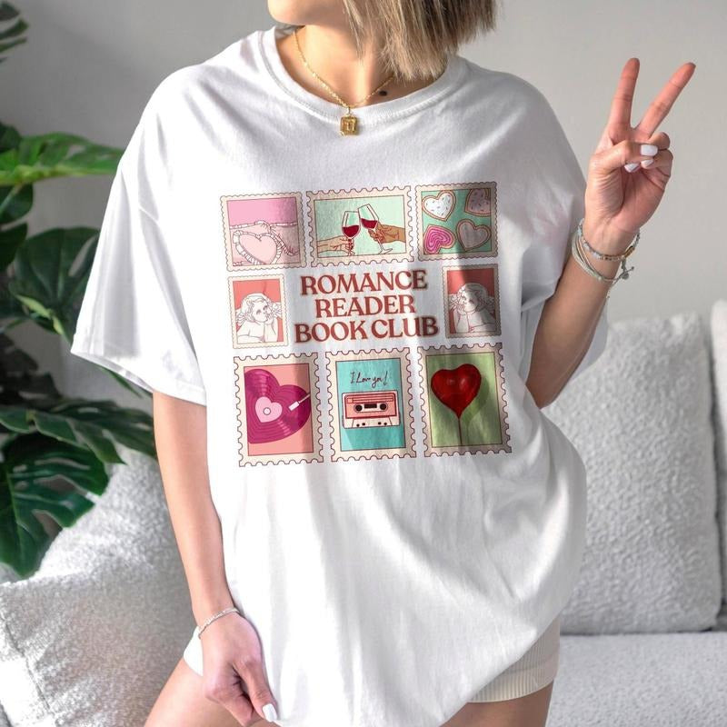 Romance Reader Book Club Book Lover Shirt Book Lover Booktok Reading Bookish Bookworm Reader Bookstagram T-Shirts, Hoodie, Sweatshirt