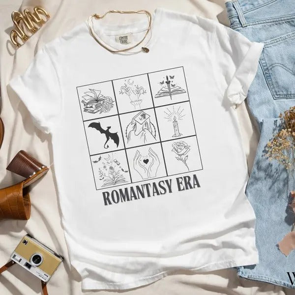 Romantasy Era Book Shirt  t-shirt Romantasy Reader shirt Romantic Fantasy Spicy booktok merch Bookish things bookstagram...