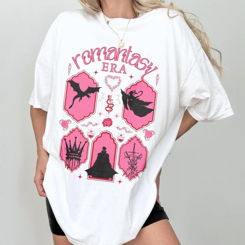Romantasy Era Shirt Fantasy Romance Book Lover Bookish Bookworm Reading Booktok Bookstagram Book Club Dark Academia T-Shirts, Hoodie, Sweatshirt