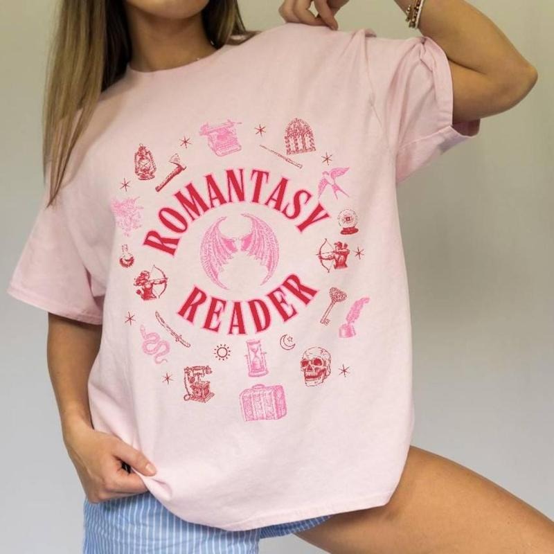 Romantasy Reader Shirt Fantasy Romance Book Lover Bookish Bookworm Reading Booktok Bookstagram Book Club Smut Dark T-Shirts, Hoodie, Sweatshirt