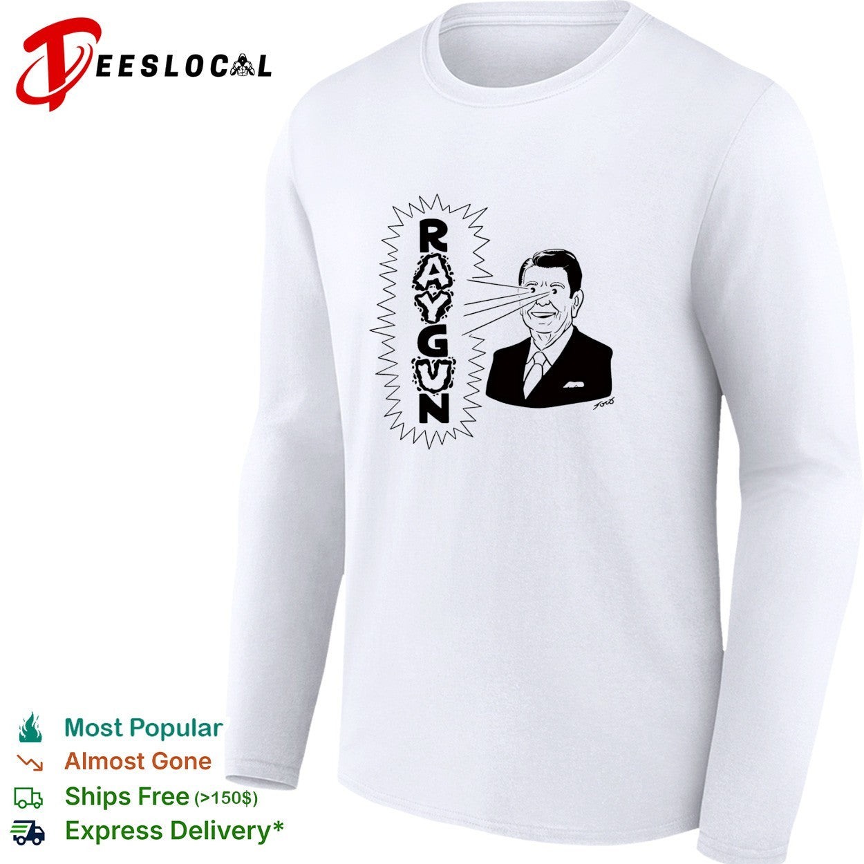 Ronald Reagan raygun shirt