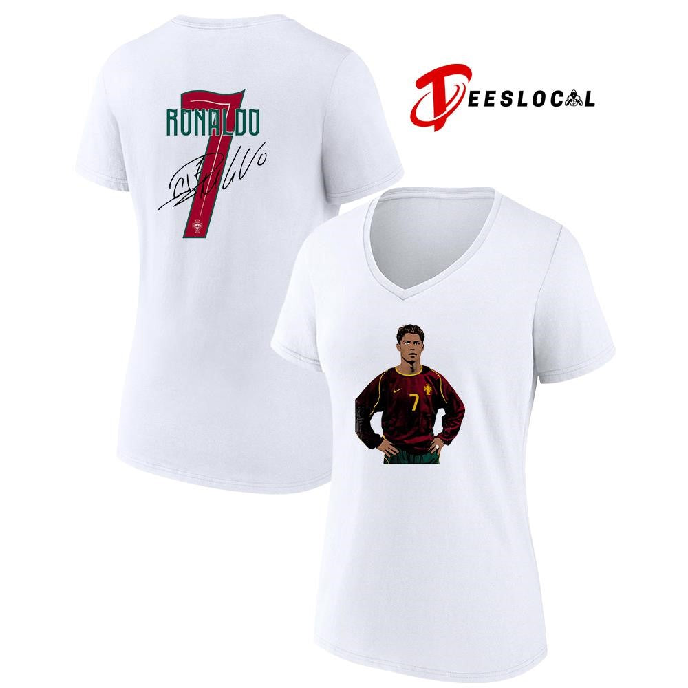 Ronaldo World Cup name and number signature shirt