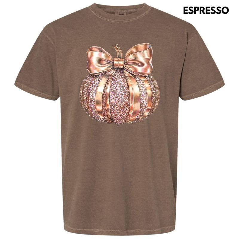 Rose Gold Jeweled Pumpkin Comfort Colors 'NLB Shirt Hoodie Sweatshirt